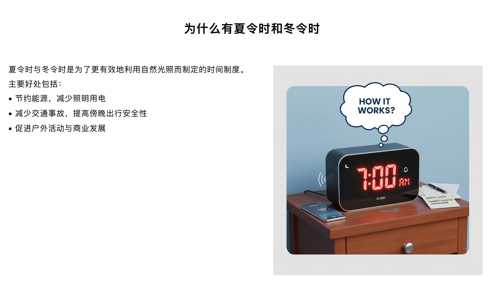 为什么有夏令时和冬令时