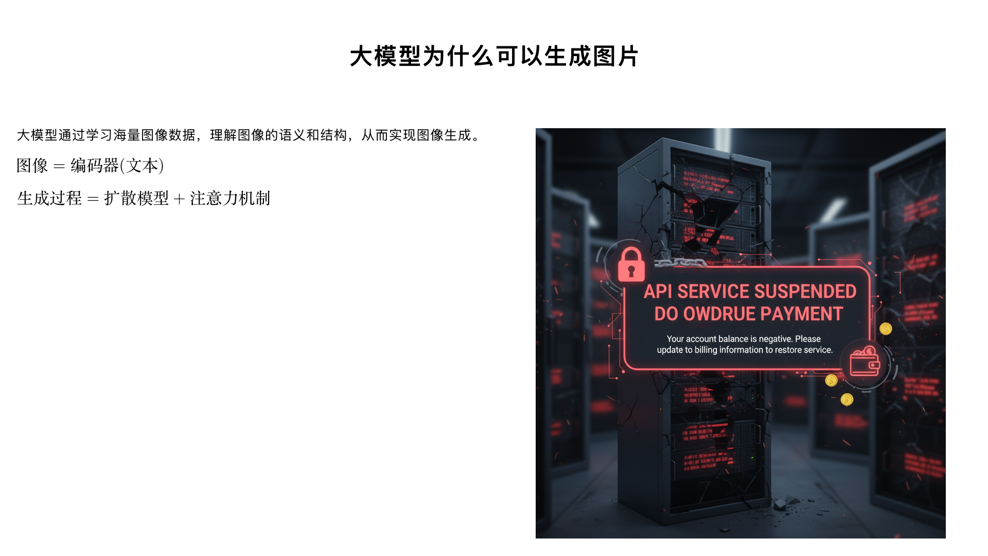 大模型为什么可以生成图片