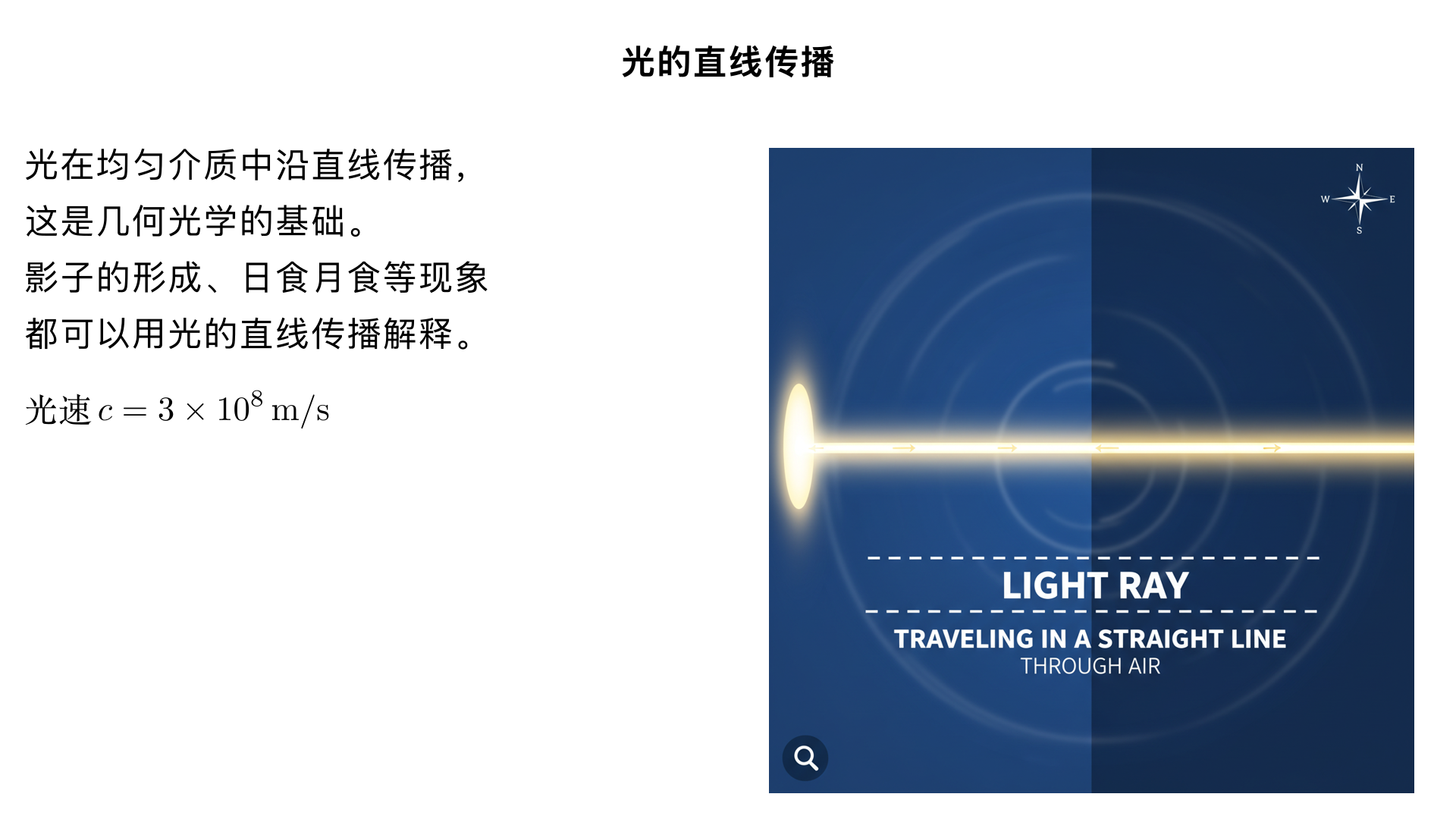 七年级物理/光现象/光的直线传播