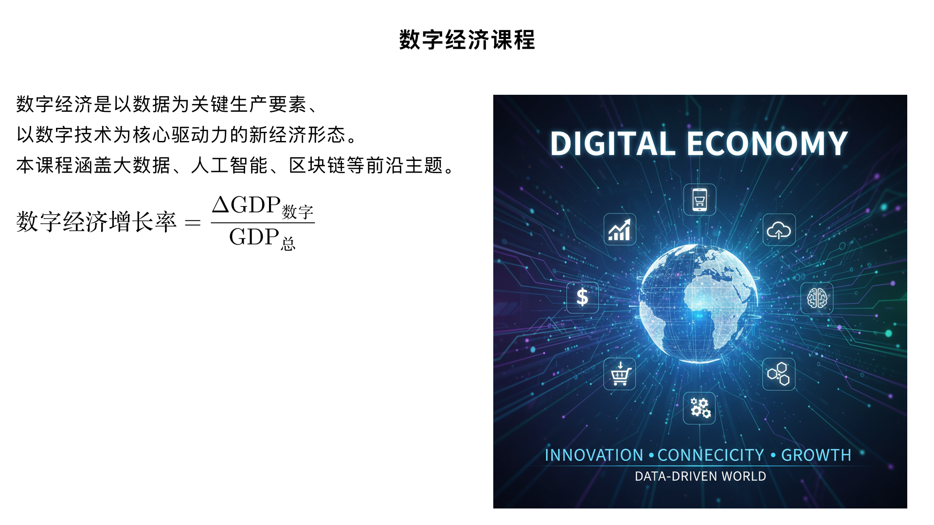 数字经济课程的课件
