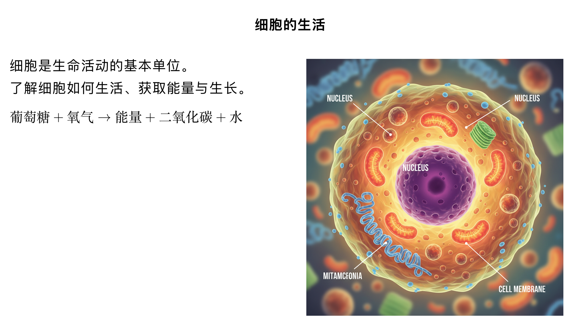 七年级生物/生物体的结构层次/细胞是生命活动的基本单位/细胞的生活