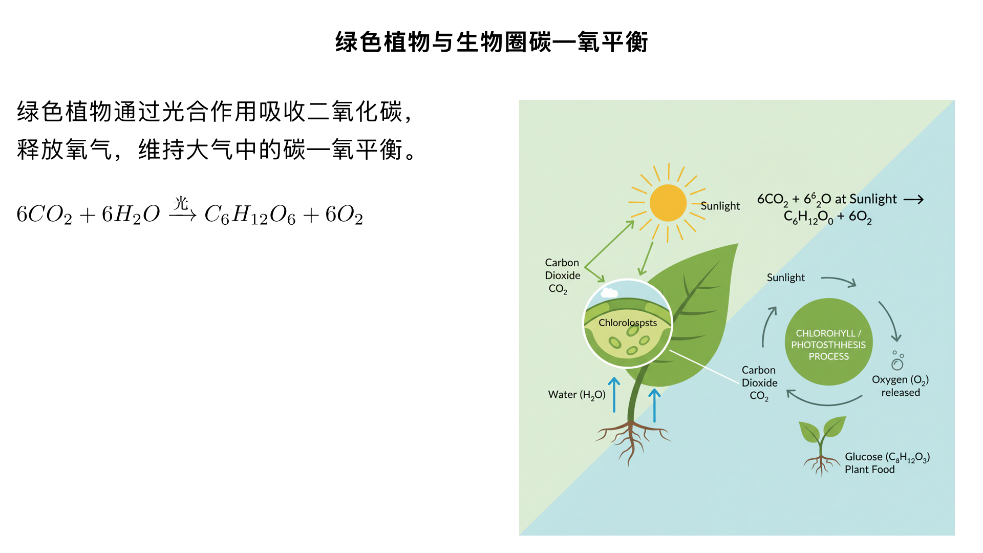 七年级生物/生物圈中的绿色植物/绿色植物与生物圈中碳－氧平衡