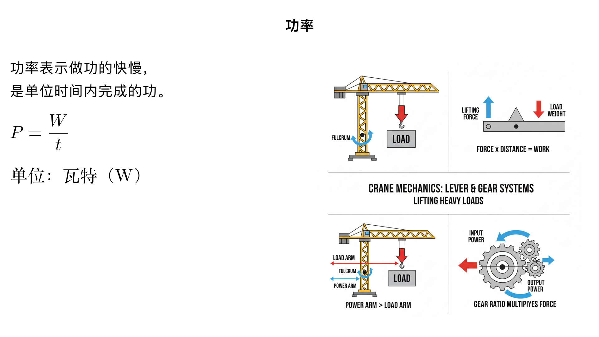 八年级物理/功和机械能/功率
