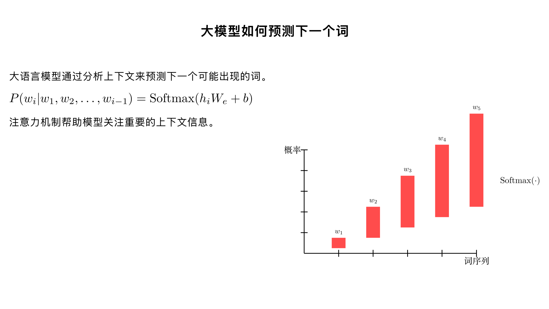 大模型如何预测下一个词