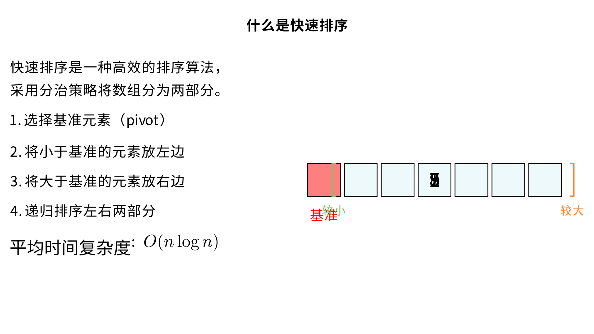 什么是快速排序
